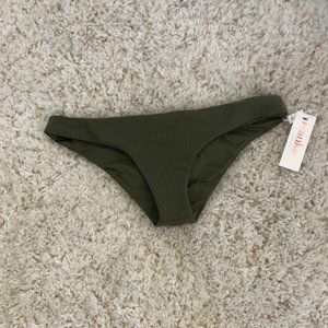 Frankies Bikinis Green Bikini Bottoms NWT
